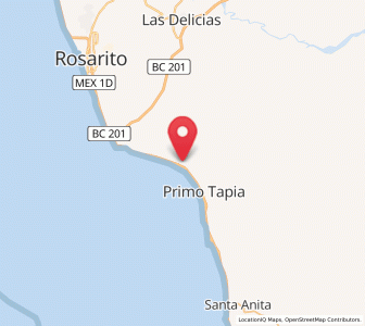 Map of Vista Marina, Baja California