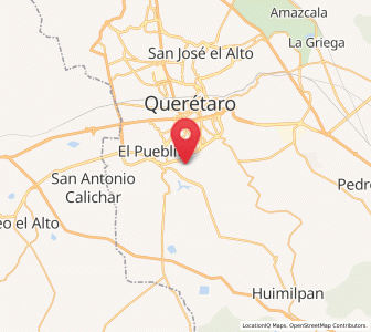 Map of Vista Real y Country Club, Querétaro