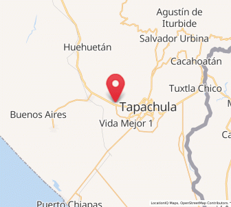 Map of Viva México, Chiapas