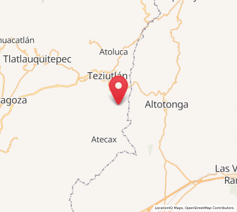 Map of Xaltipan (Sección Décima), Puebla