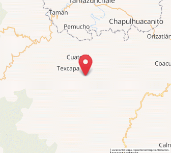 Map of Xilitla, Hidalgo