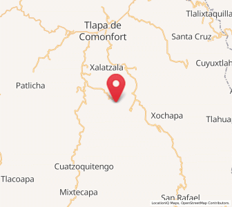 Map of Xilotepec (Jilotepec Chiquito), Guerrero