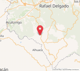 Map of Xoxocotla, Veracruz