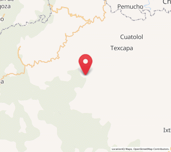 Map of Xuchiatipa, Hidalgo