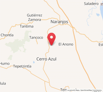 Map of Zacamixtle, Veracruz