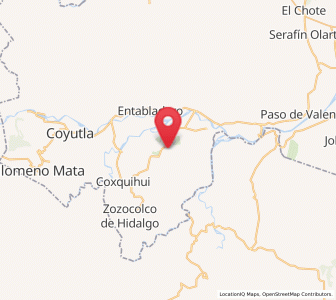 Map of Zacate Limón, Veracruz