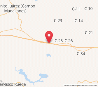 Map of Zapotal 5ta. Sección, Tabasco
