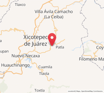 Map of Zihuateutla, Puebla