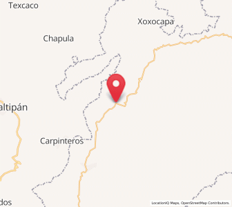 Map of Zilacatipan, Veracruz