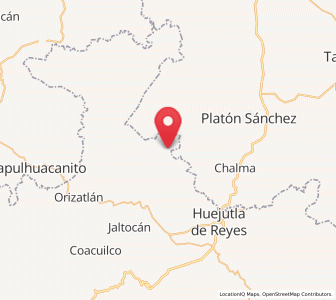 Map of Zohuala, Hidalgo