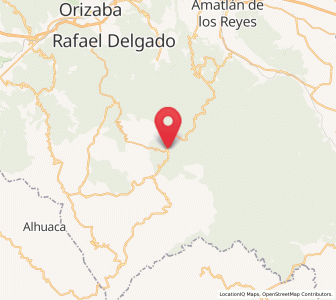 Map of Zongolica, Veracruz