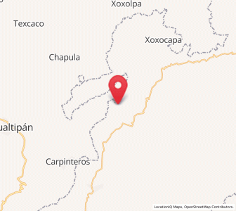 Map of Zonzonapa, Veracruz