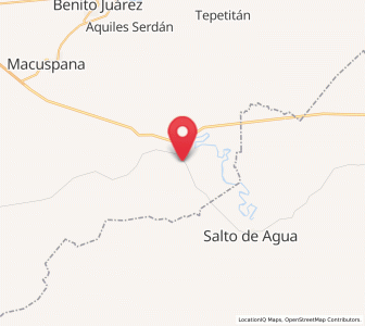 Map of Zopo Norte, Tabasco
