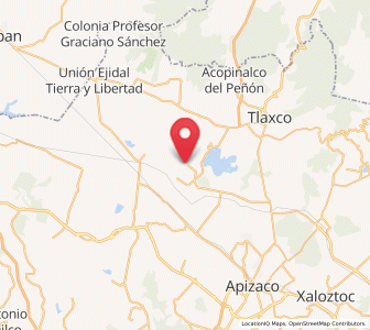 Map of Zumpango, Tlaxcala