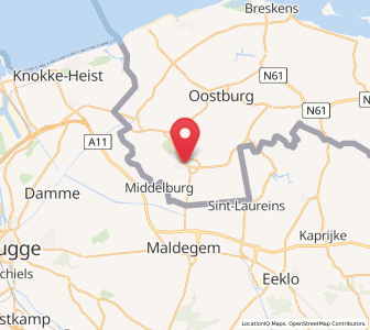 Map of Aardenburg, Zeeland
