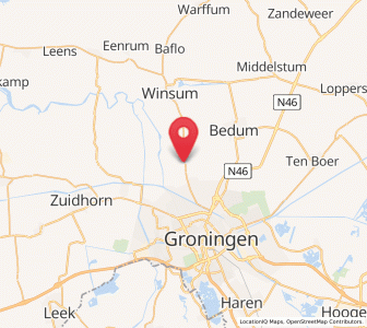 Map of Adorp, Groningen