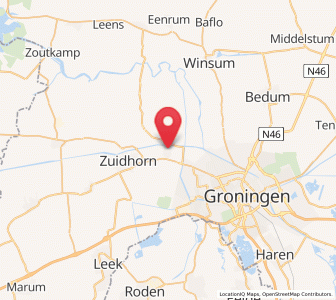 Map of Aduard, Groningen
