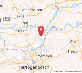 Map of Alem, Gelderland