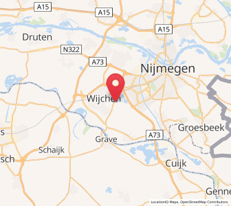 Map of Alverna, Gelderland