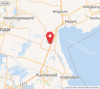 Map of Beets, North Holland