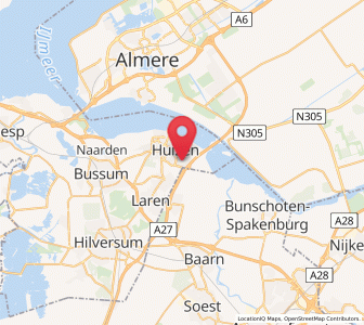 Map of Bijvanck, North Holland