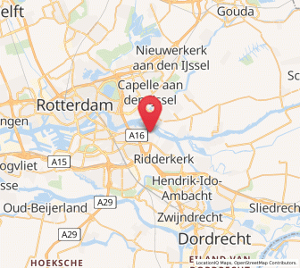 Map of Bolnes, South Holland