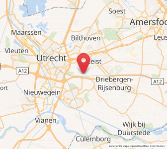 Map of Bunnik, Utrecht
