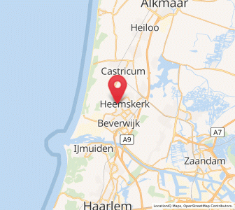 Map of Commandeurs, North Holland