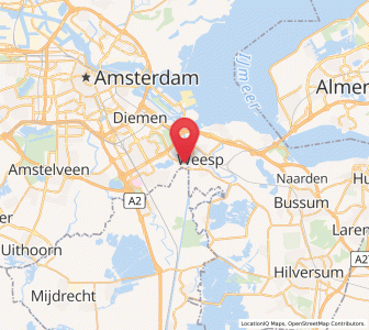 Map of Driemond, North Holland