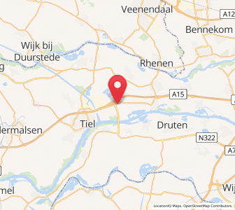 Map of Echteld, Gelderland