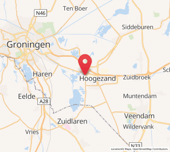 Map of Foxhol, Groningen