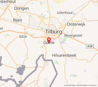 Map of Goirle, North Brabant