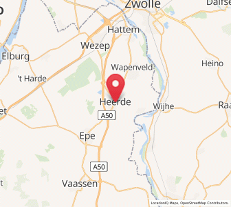 Map of Heerde, Gelderland