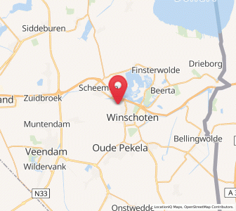 Map of Heiligerlee, Groningen