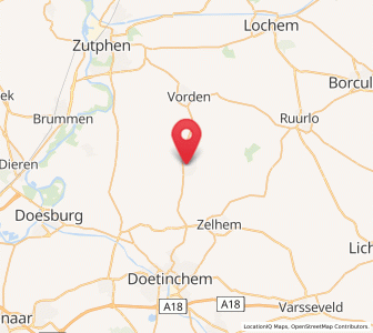 Map of Hengelo, Gelderland