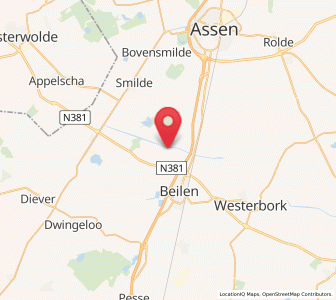 Map of Hijken, Drenthe