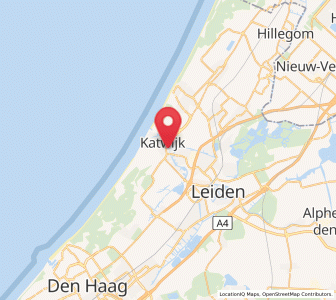 Map of Katwijk, South Holland
