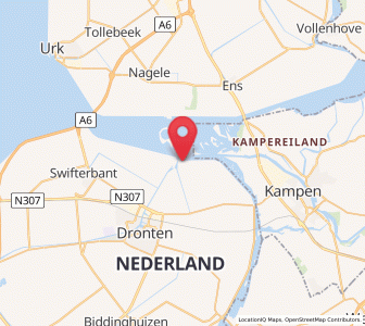 Map of Ketelhaven, Flevoland