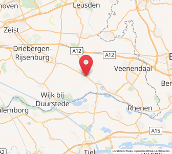Map of Leersum, Utrecht