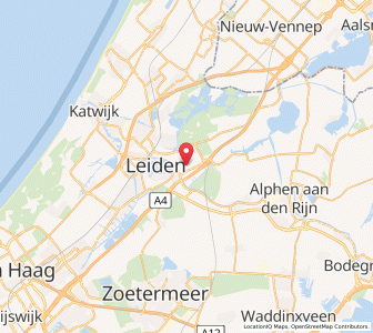 Map of Leiderdorp, South Holland