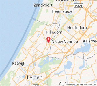 Map of Lisse, South Holland