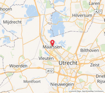 Map of Maarssen, Utrecht