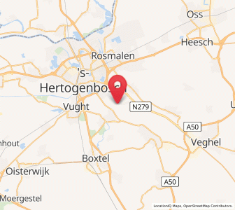 Map of Maaskantje, North Brabant