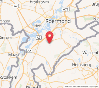 Map of Montfort, Limburg
