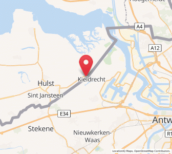 Map of Nieuw-Namen, Zeeland