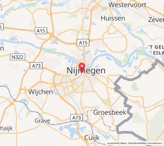 Map of Nimwegen, Gelderland