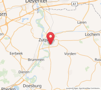 Map of Ooyerhoek, Gelderland