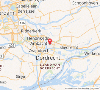 Map of Papendrecht, South Holland