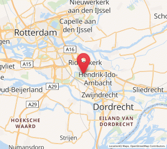 Map of Rijsoord, South Holland