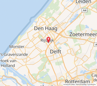 Map of Rijswijk, South Holland